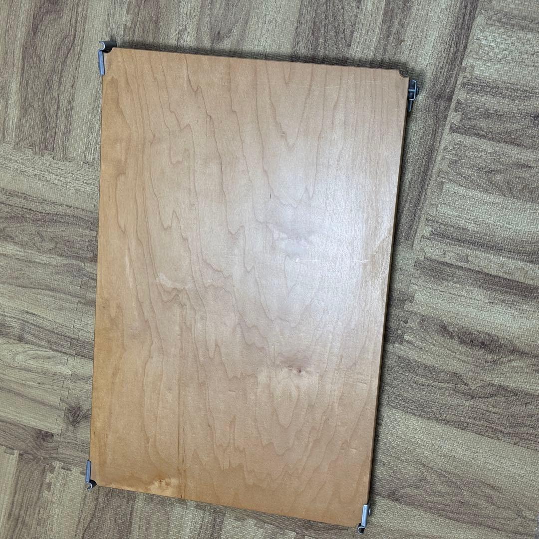 送料無料！無印良品 スチールユニットシェルフ キャスター付きパソコンデスク