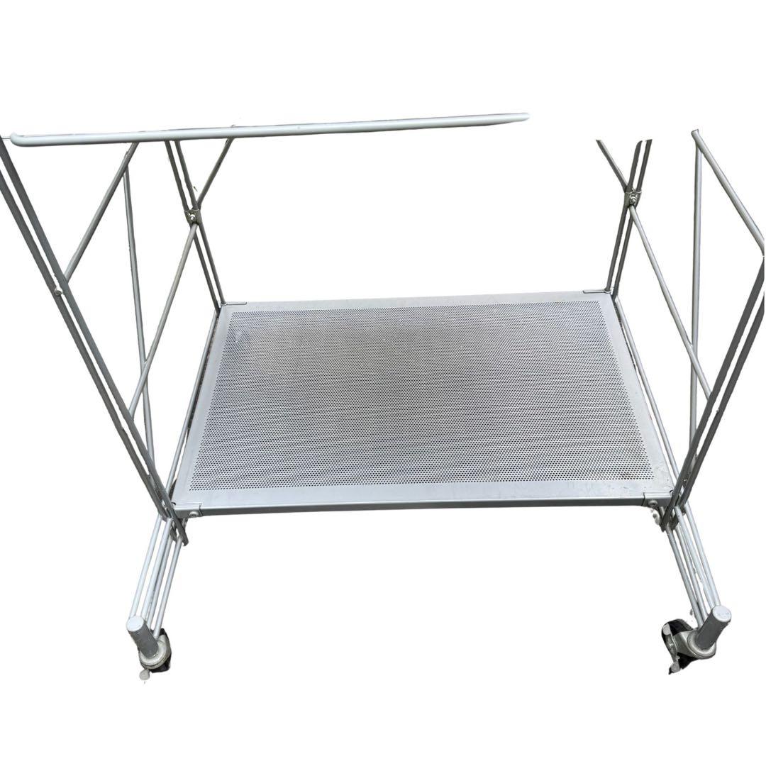 送料無料！無印良品 スチールユニットシェルフ キャスター付きパソコンデスク