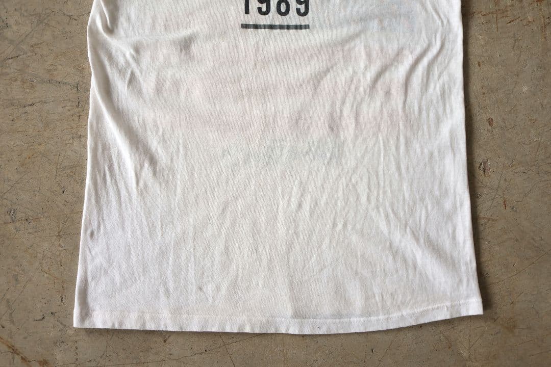 80'S vintage ROLLING STONES Tシャツ 白 Lサイズ