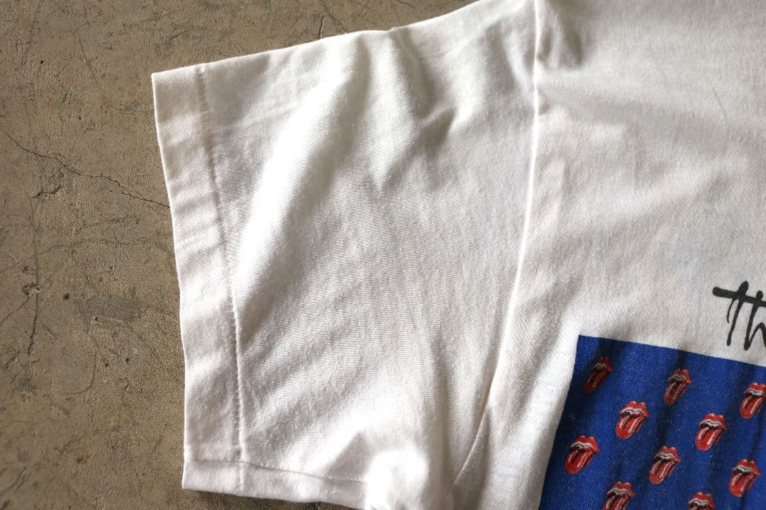 80'S vintage ROLLING STONES Tシャツ 白 Lサイズ