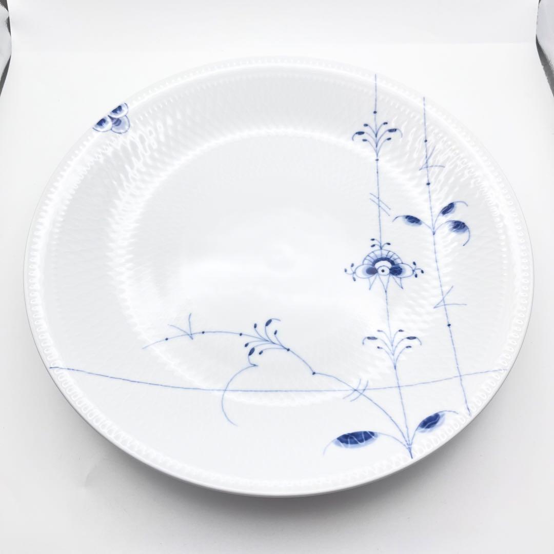 未使用品　箱付き　ロイヤルコペンハーゲン　ブルーパルメッテ　大皿　26cm　2枚