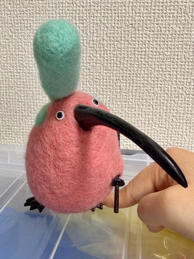 シリトリ　サインあり　ボバンチ　ハンドメイド　ワンフェス　人形　鳥　お尻