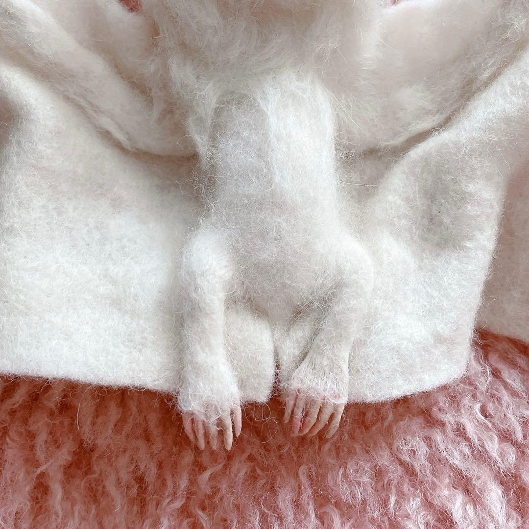 最終価格　白コウモリ　ぬいぐるみ　海外作家様　ハンドメイド