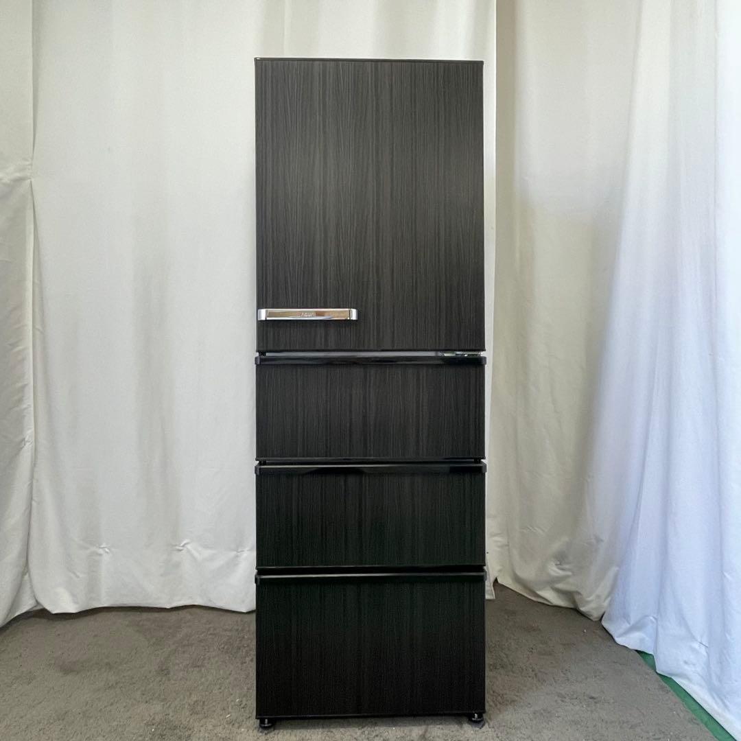 246⭕️美品　23年製　冷蔵庫　400ℓ　大型　自動製氷　安い　設置無料　木目調