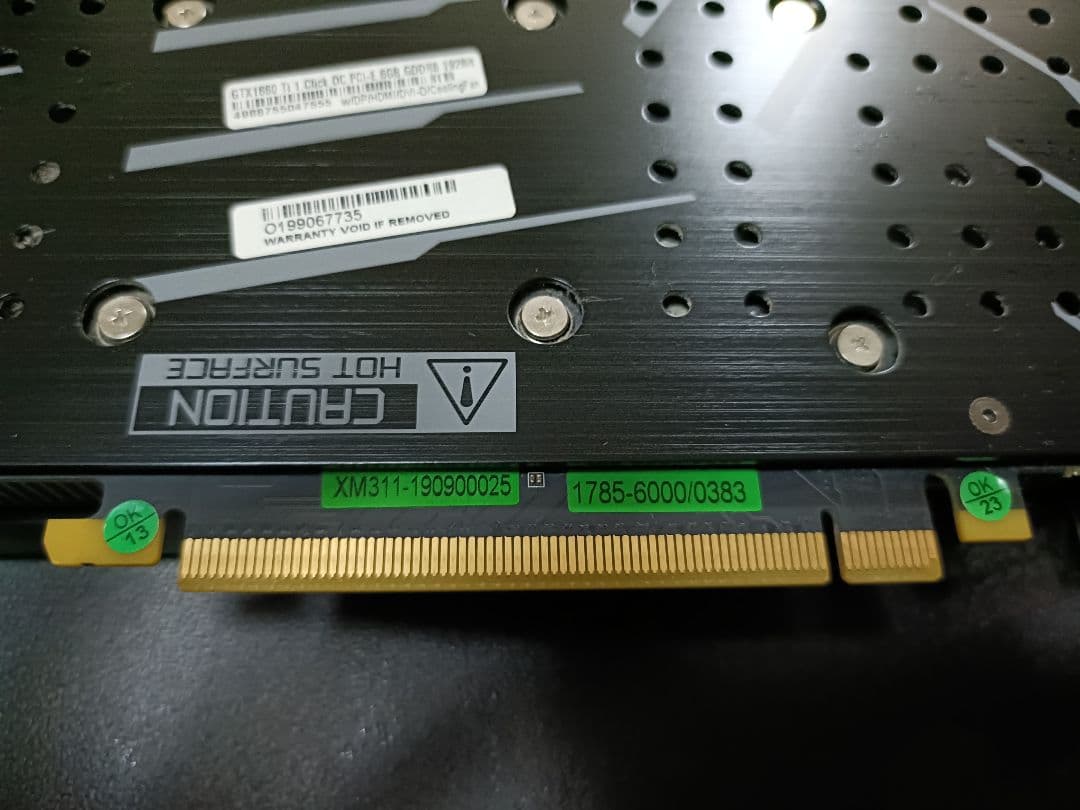 GTX1660Ti搭載グラフィックボードGF-GTX1660Ti-E6GB/DF