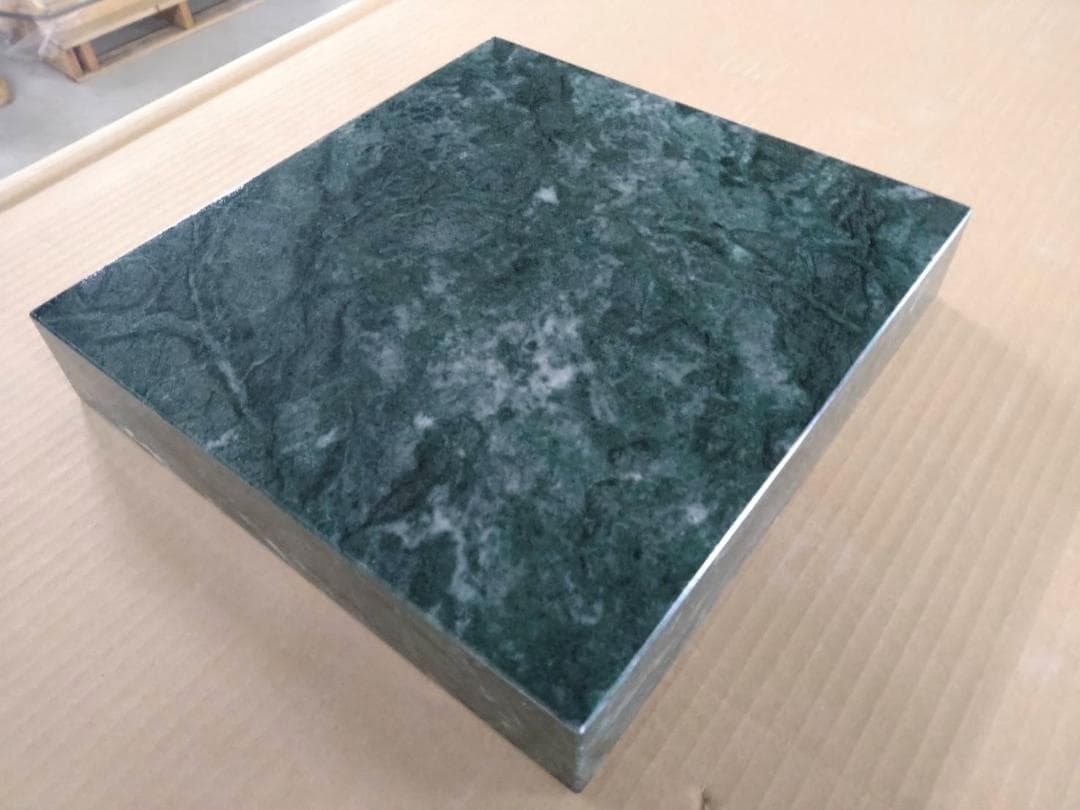 天然大理石【エメラルドグリーン】特厚オーディオボード・台座・飾り台 ●送料無料