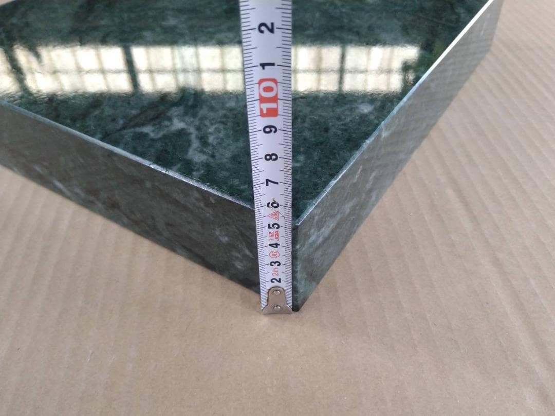 天然大理石【エメラルドグリーン】特厚オーディオボード・台座・飾り台 ●送料無料