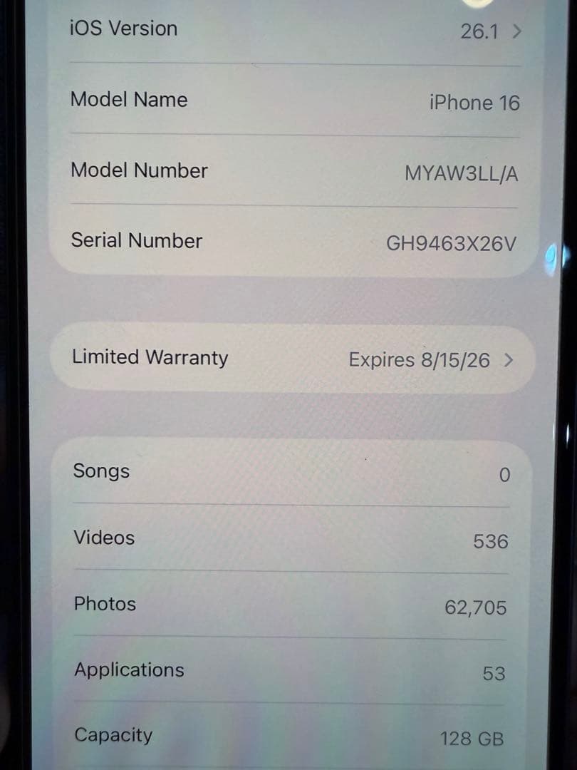 iPhone16 本体 アメリカで購入