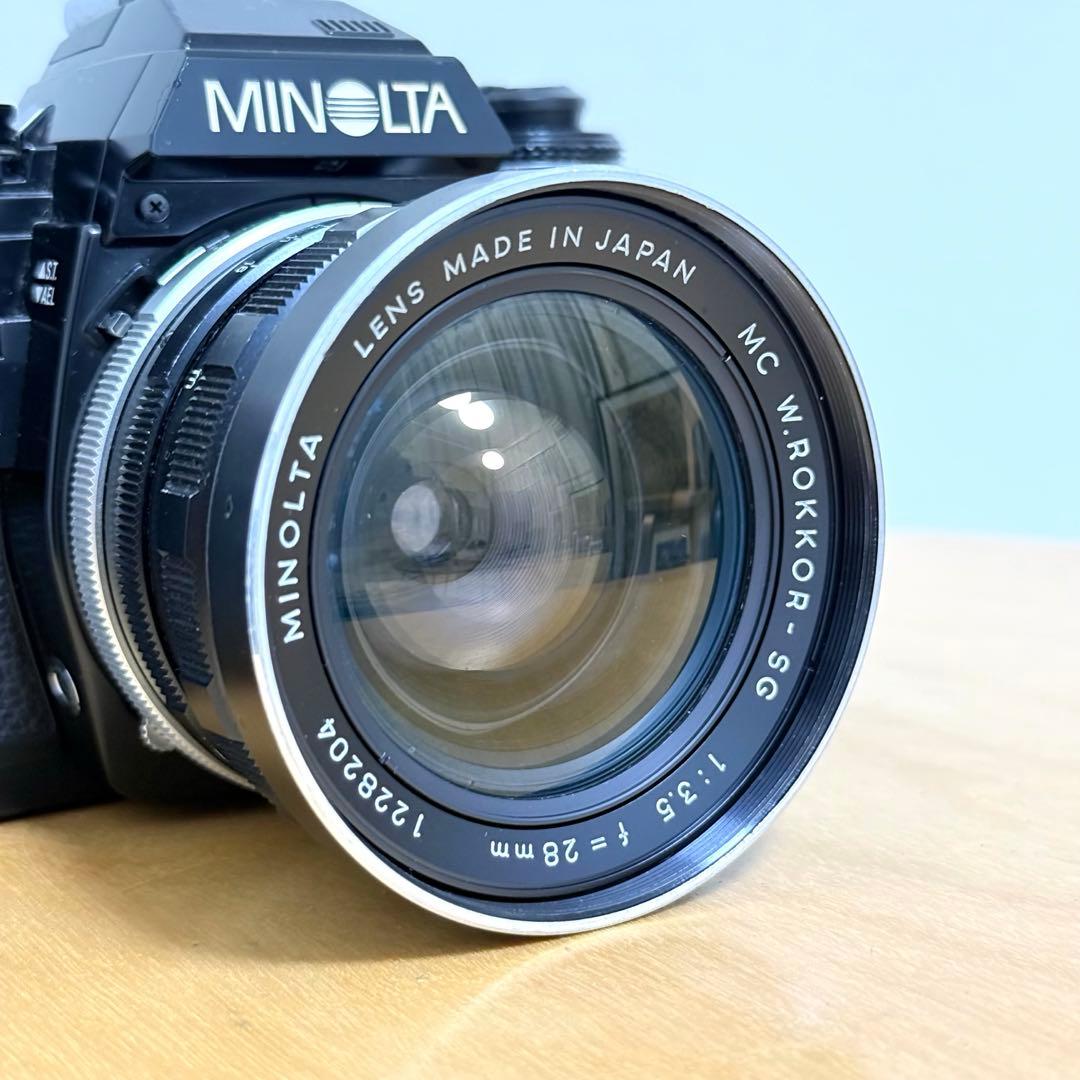 フィルムカメラ MINOLTA X-700 MC ROKKOR-PF 1:1.4 f=28mm