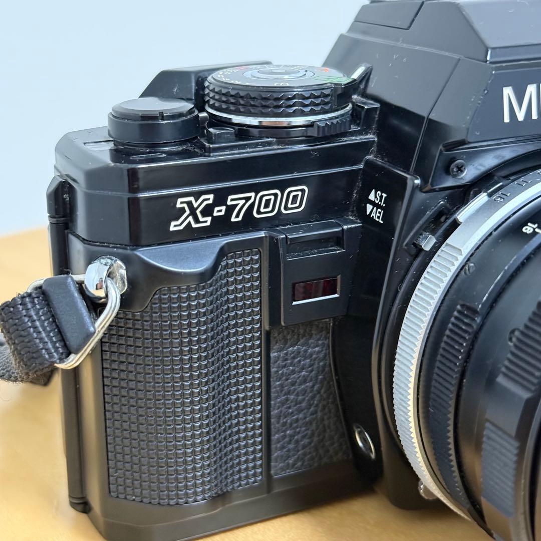 フィルムカメラ MINOLTA X-700 MC ROKKOR-PF 1:1.4 f=28mm