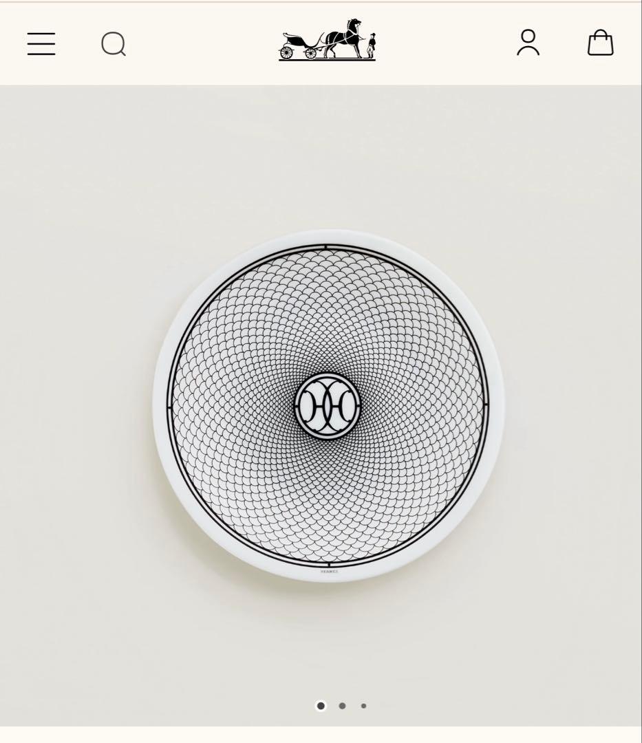 エルメスH Deco アッシュデコ パンプレート 14cm No.1