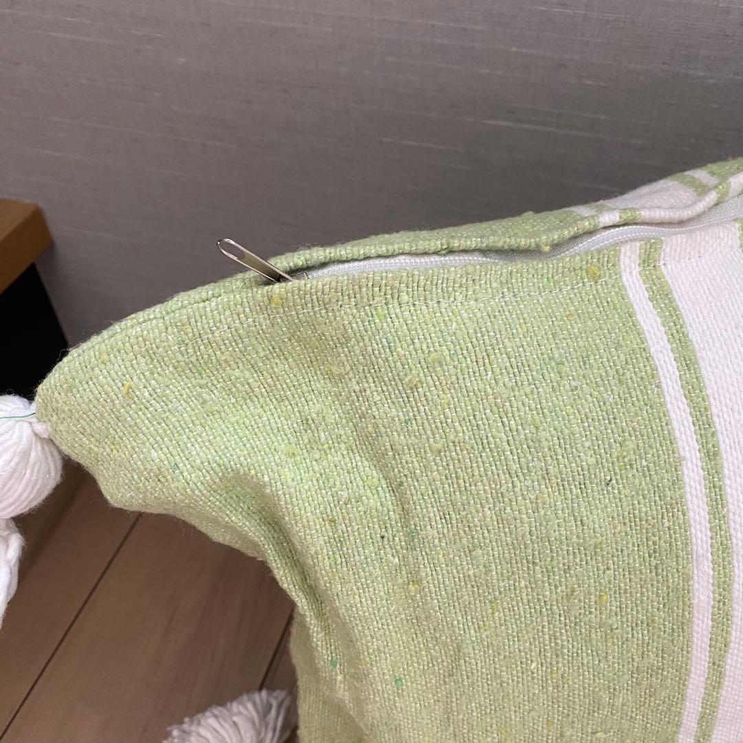 モロッコ　直輸入　2点セット　刺繍　クッションカバー