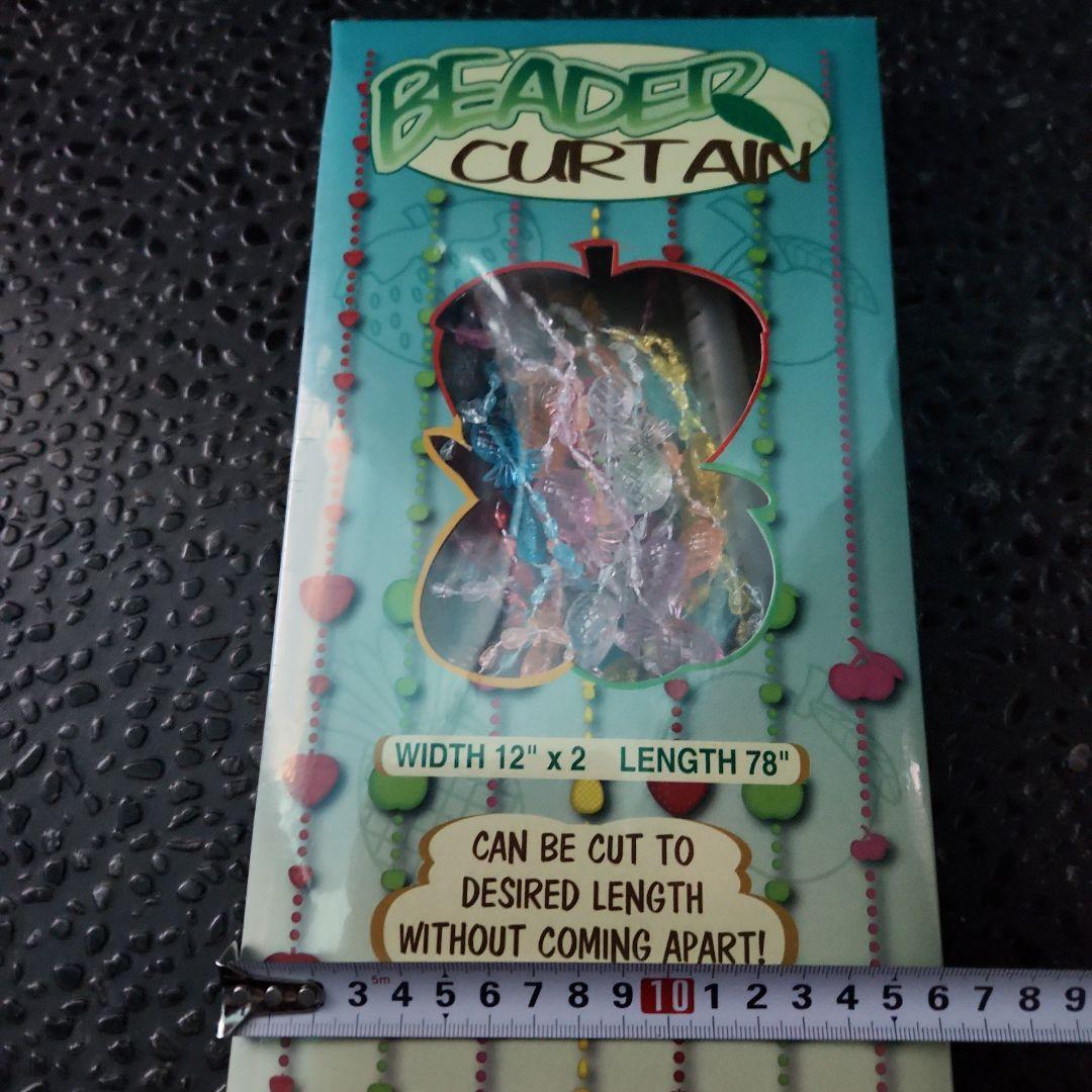 ✨希少✨　昭和レトロポップ　ビーズカーテン　のれん