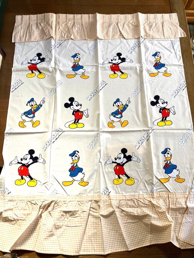 レトロ ディズニー カーテン