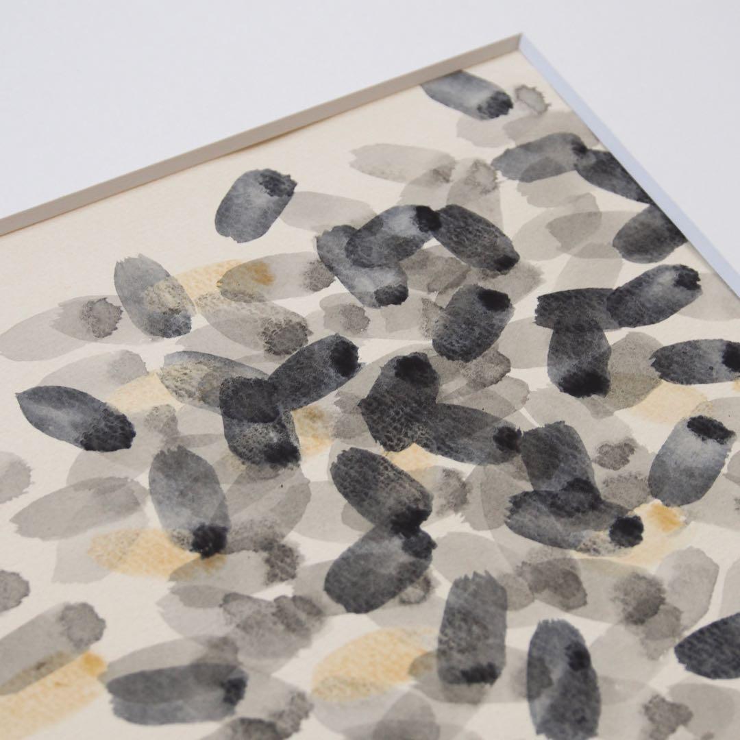 抽象画 オリジナル 作品 マット付き 絵画 現代アート インテリア デザイン