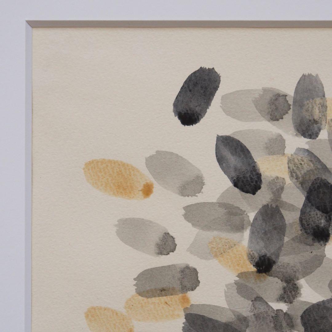 抽象画 オリジナル 作品 マット付き 絵画 現代アート インテリア デザイン