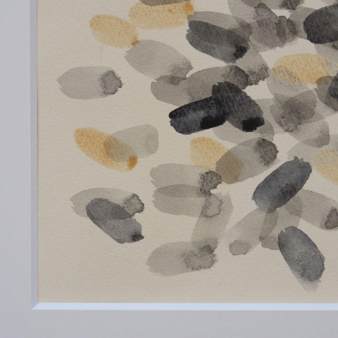 抽象画 オリジナル 作品 マット付き 絵画 現代アート インテリア デザイン