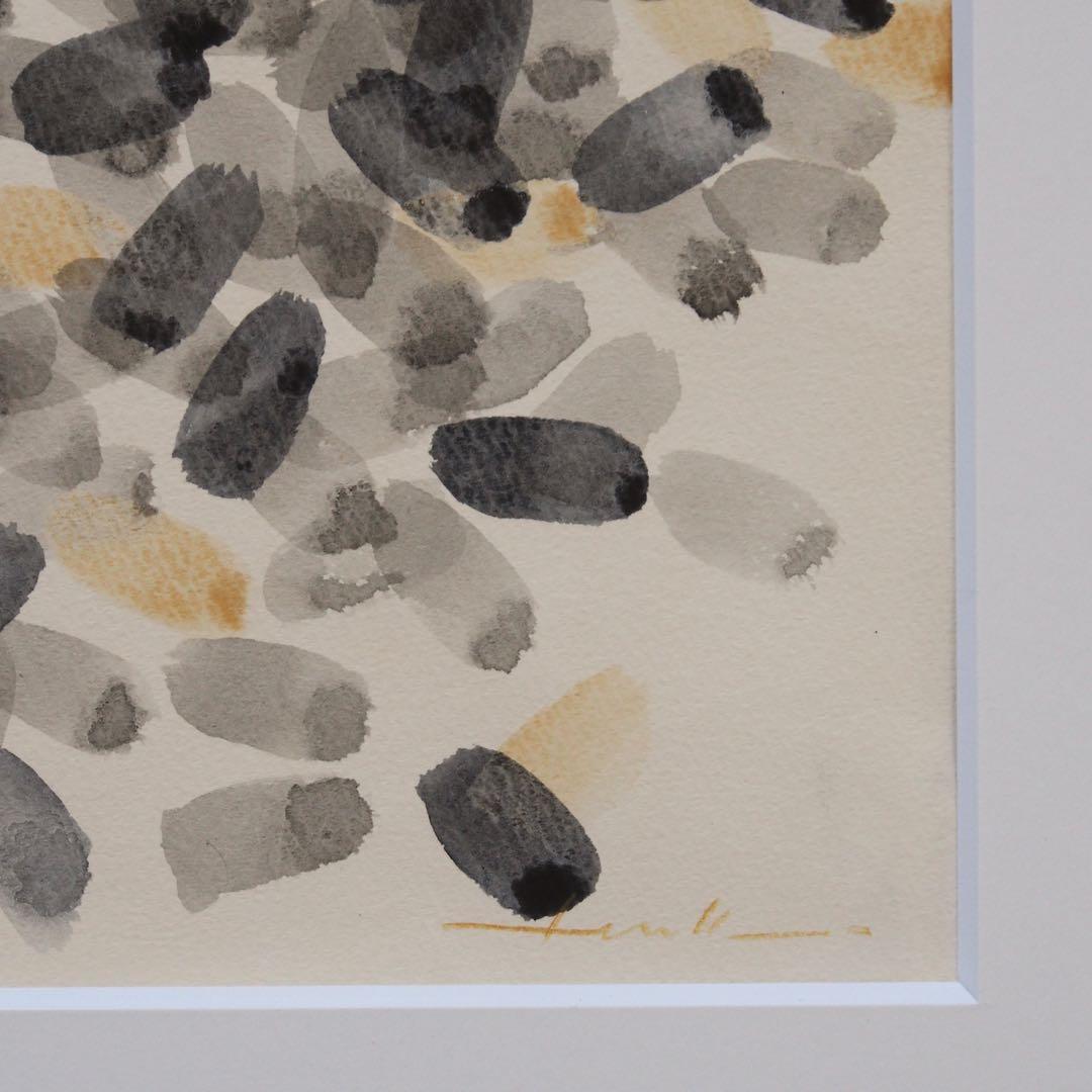 抽象画 オリジナル 作品 マット付き 絵画 現代アート インテリア デザイン