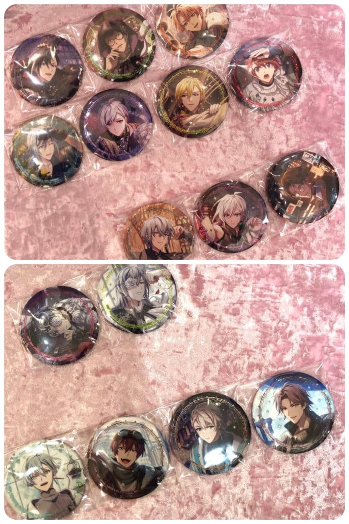 10個♥九条天♥アイドリッシュセブン ホログラム缶バッジ　Anniversary