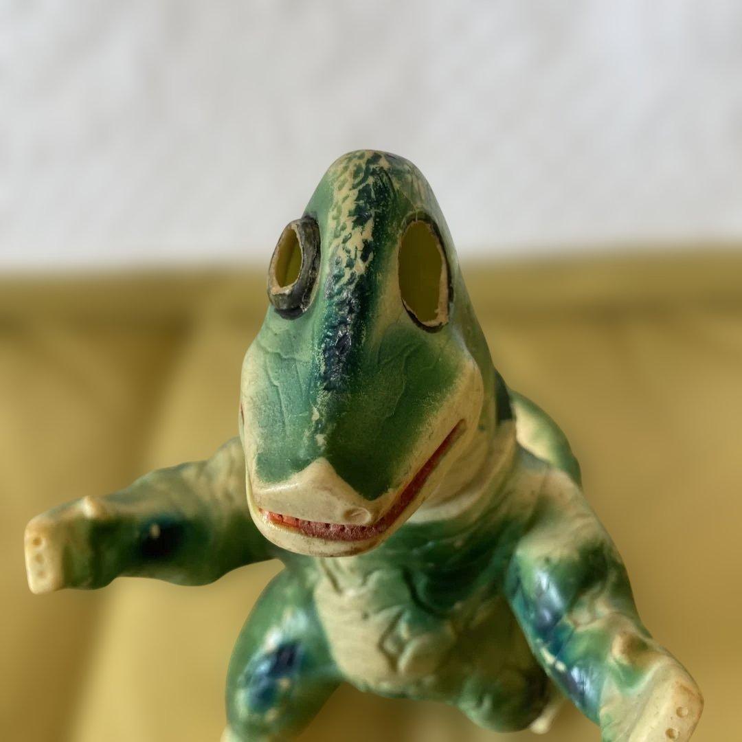 エレキング　ソフビ　当時モノ　※ジャンク品