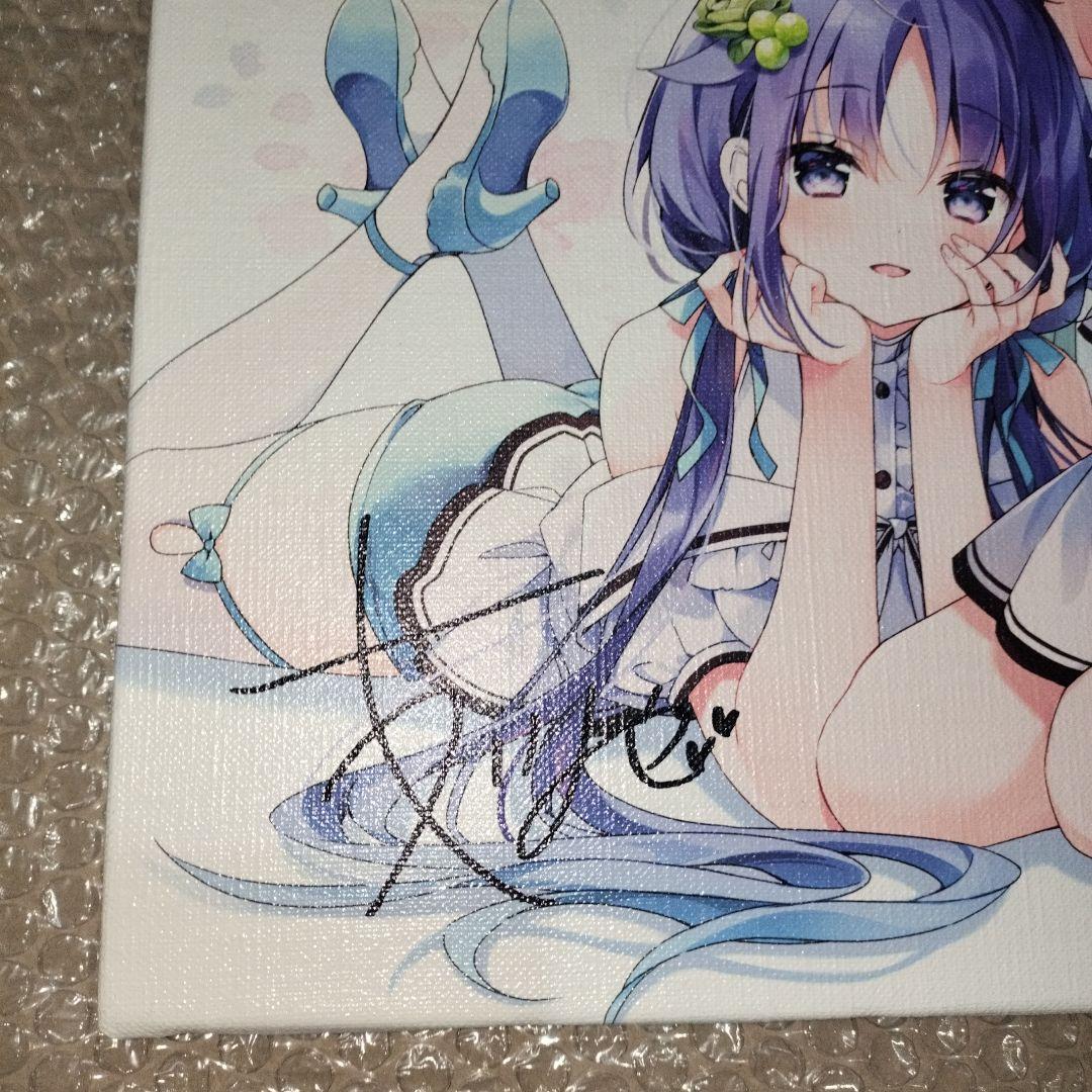 直筆サイン入り　キャンバスボード(すいみゃ) FANBOX継続特典