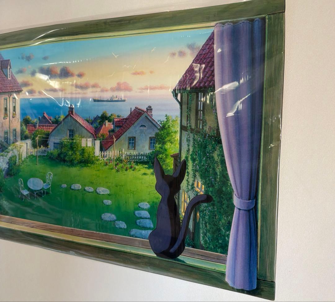 ジブリ美術館オリジナル 壁窓 「ジジ、海が見えるよ