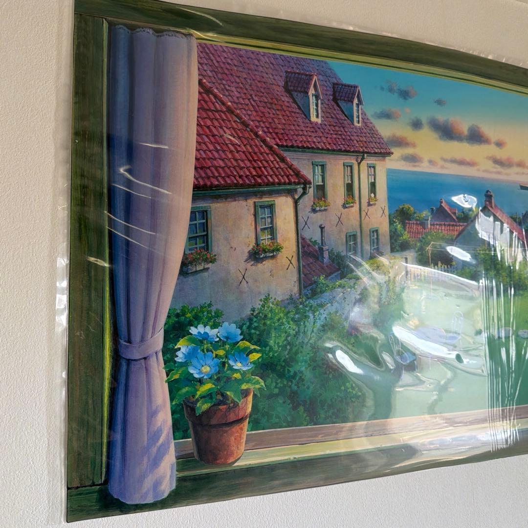 ジブリ美術館オリジナル 壁窓 「ジジ、海が見えるよ