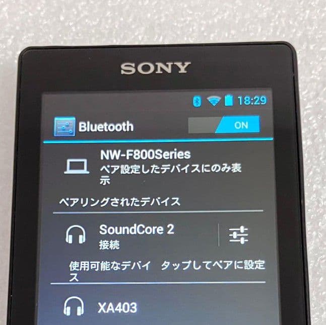 美品　SONY walkman 16GB NW-F800Series