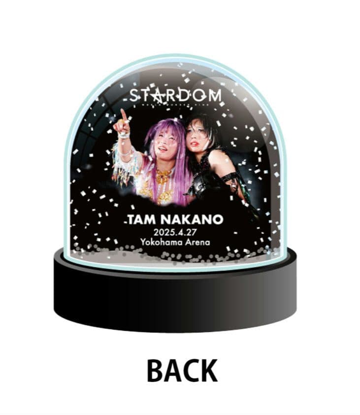 STARDOM 中野たむ メモリアルスノードーム 上谷沙弥