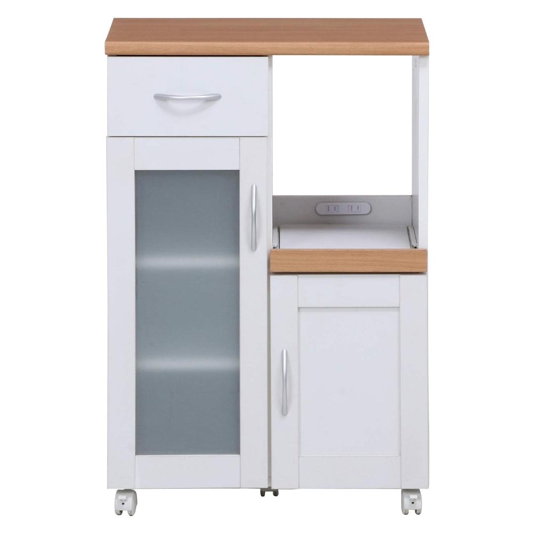 キッチンカウンター　収納　キャスター付き　引き出し収納