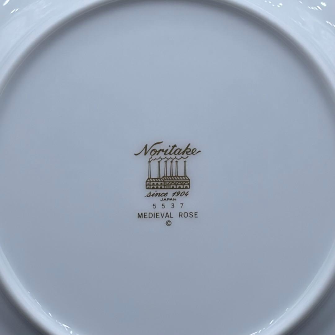 未使用 ノリタケ ダイヤモンドコレクション プレート 皿 メディバルローズ