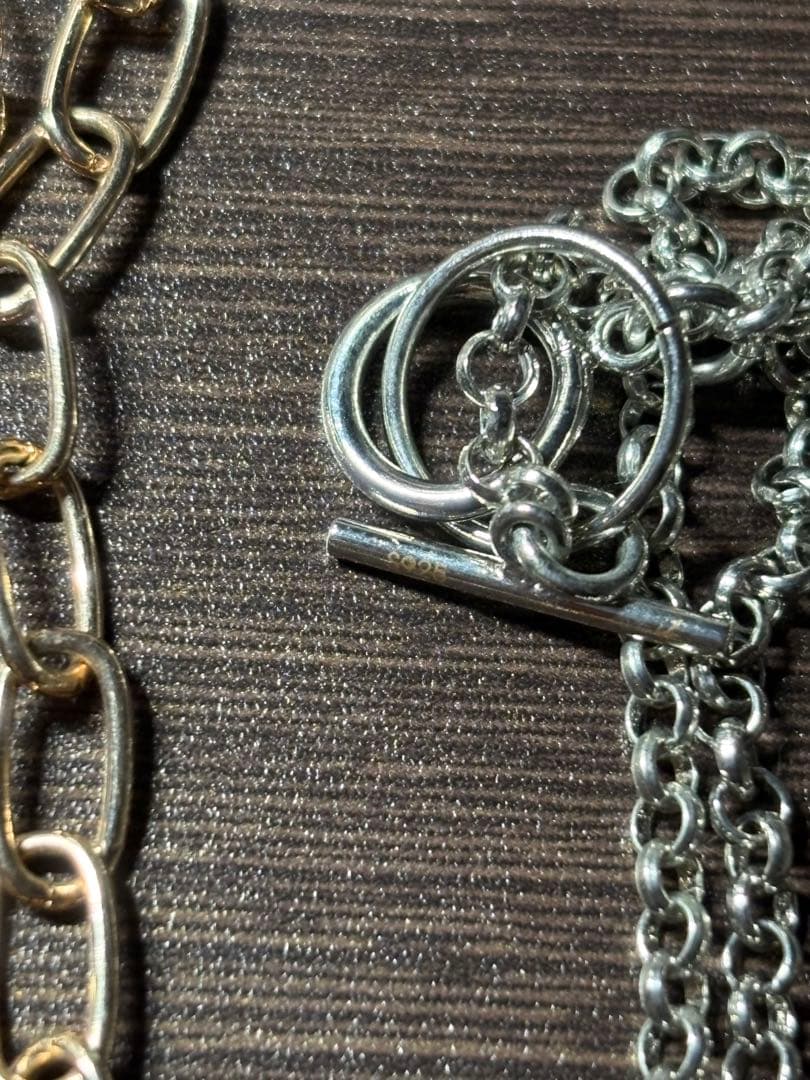 藤原樹 ネックレス infaction ピンクゴールド シルバー925