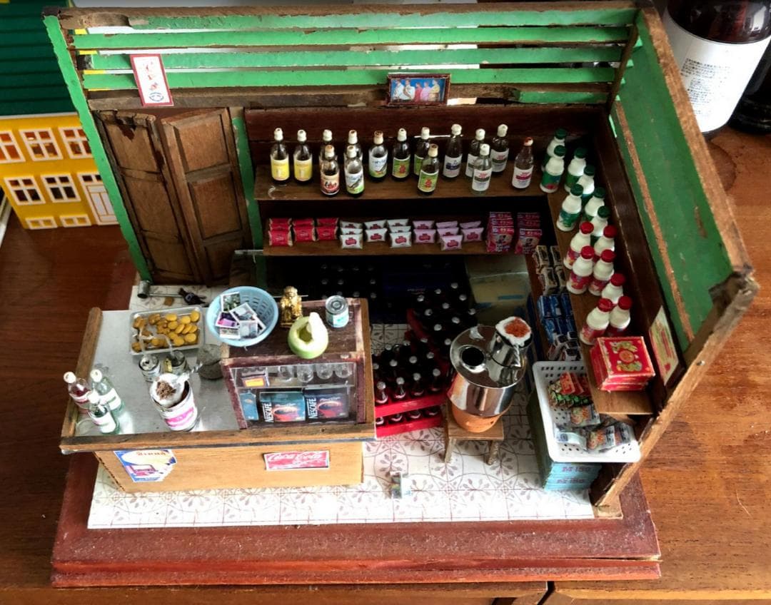 タイ料理店　フィギュア　モデル