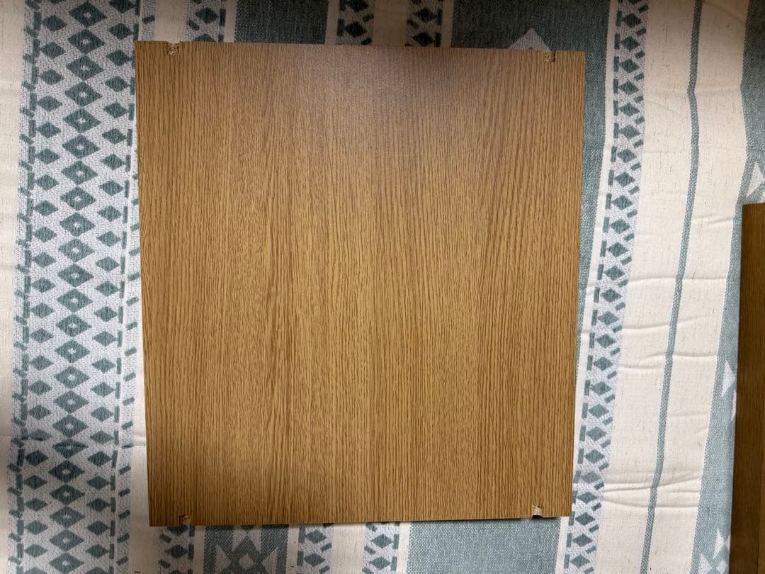 無印良品木製キャビネット　ガラス扉　オーク材突板 幅４４×奥行４４×高さ８３ｃｍ