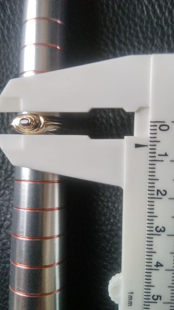 ミス タカオk9シルバーガーネットコンビリング