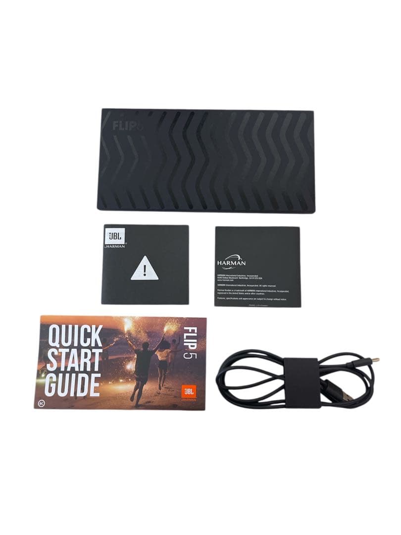 動作確認済みJBL FLIP5 ネイビー　Bluetooth 付属品と説明書付き