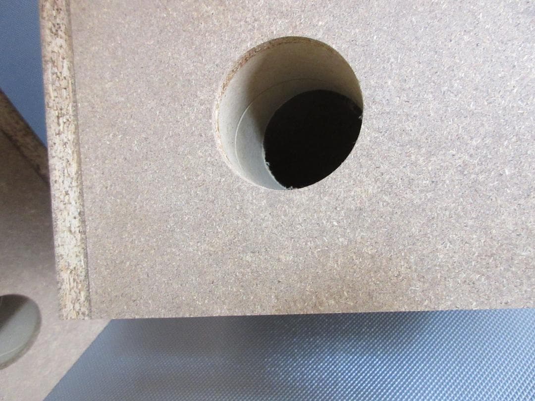 ★スピーカー エンクロージャー◇10cm用バスレフ型★ペア◇未使用未塗装