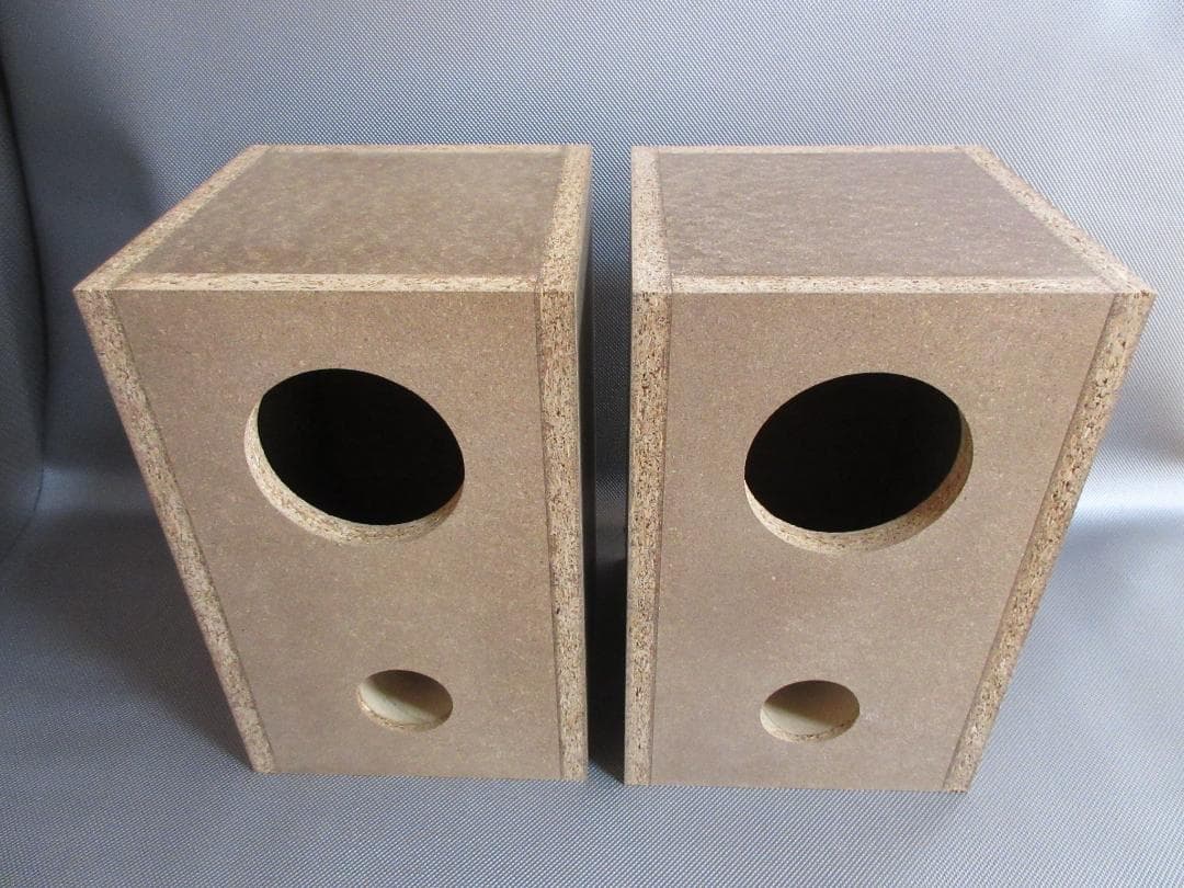 ★スピーカー エンクロージャー◇10cm用バスレフ型★ペア◇未使用未塗装