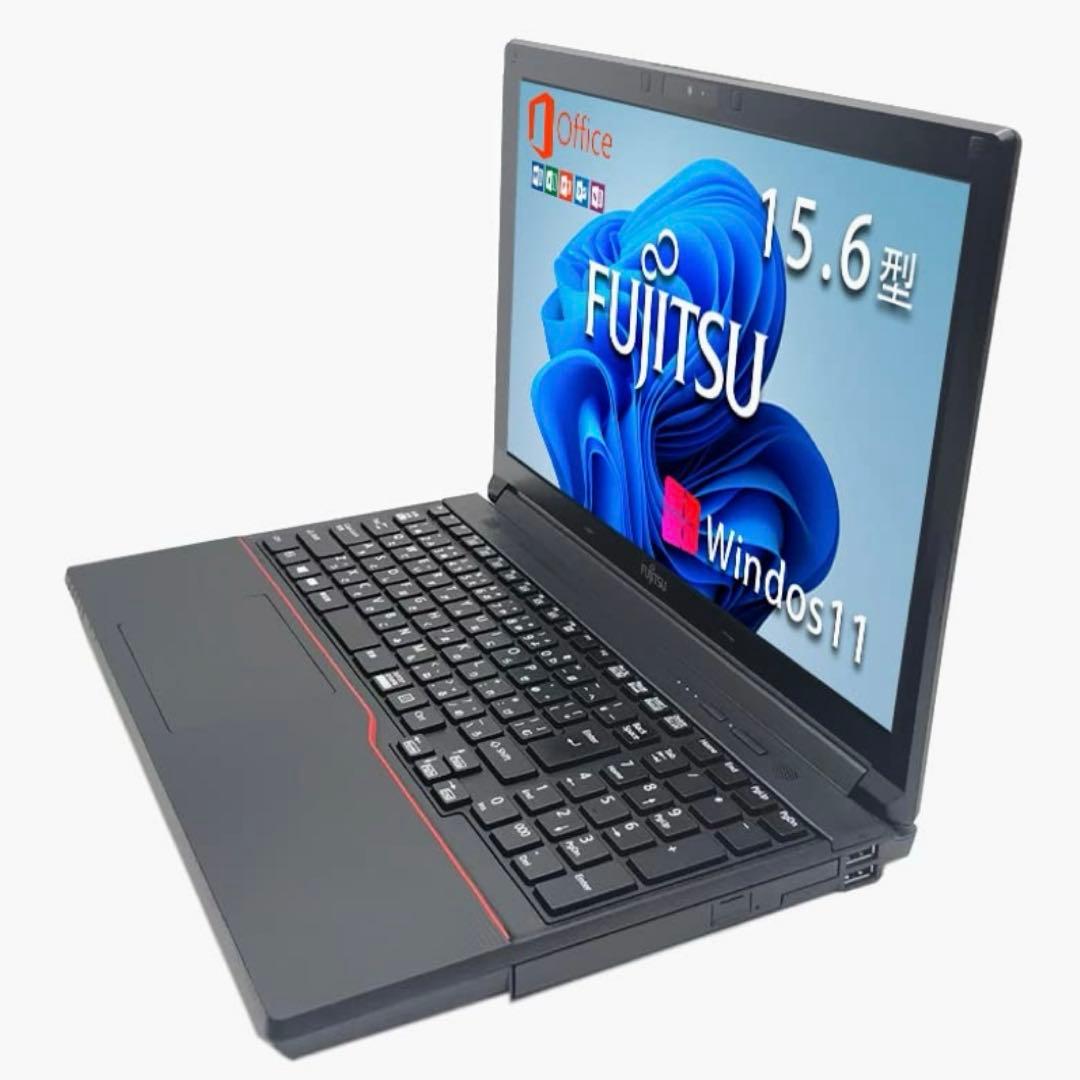 富士通 ノートパソコン PC Windows11 ジャンク 整備済 美品