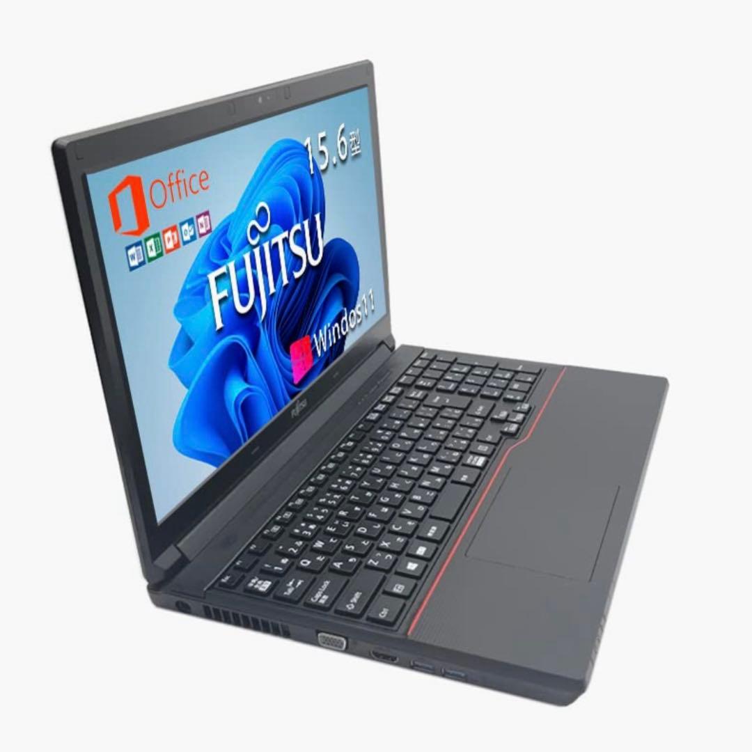 富士通 ノートパソコン PC Windows11 ジャンク 整備済 美品
