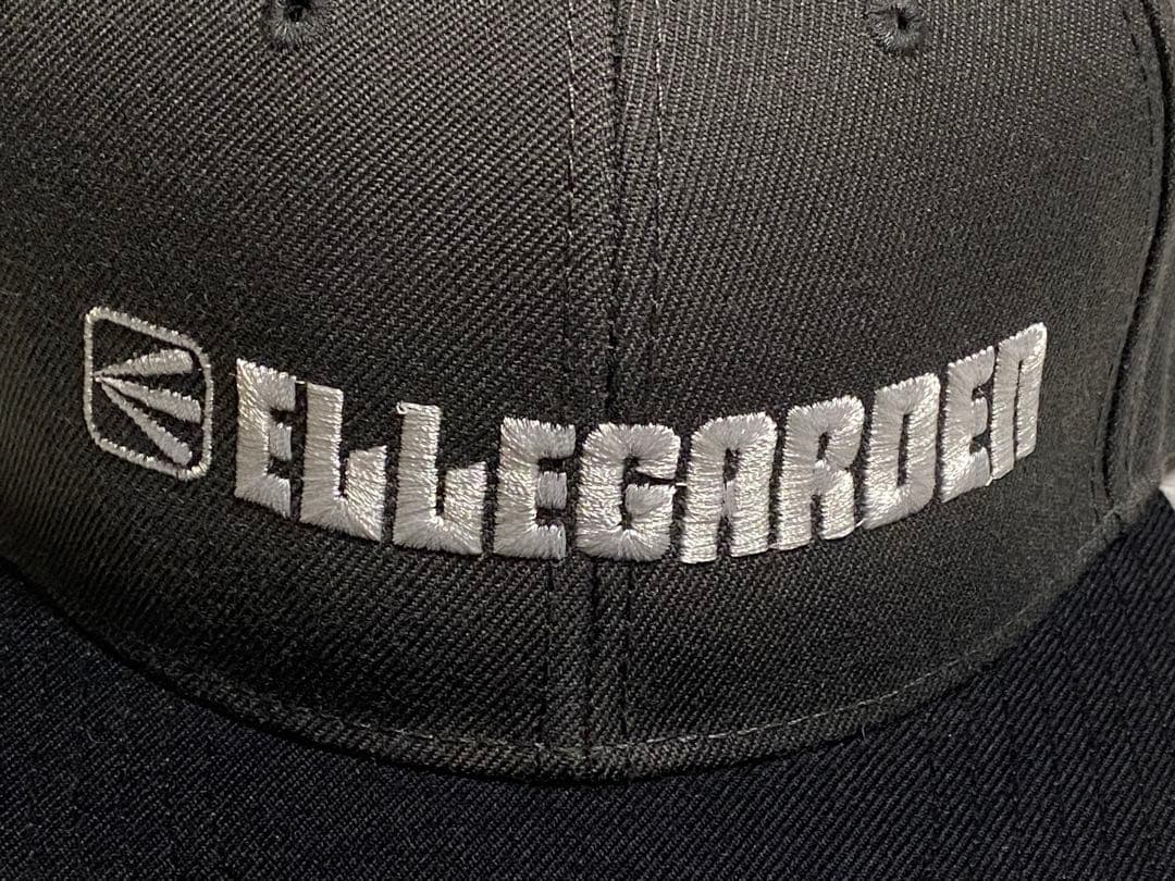 ELLEGARDEN 刺繍ロゴ キャップ グレー/ブラック