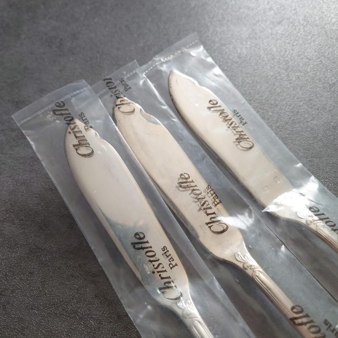 クリストフル マルリー フィッシュナイフ 未開封 3点