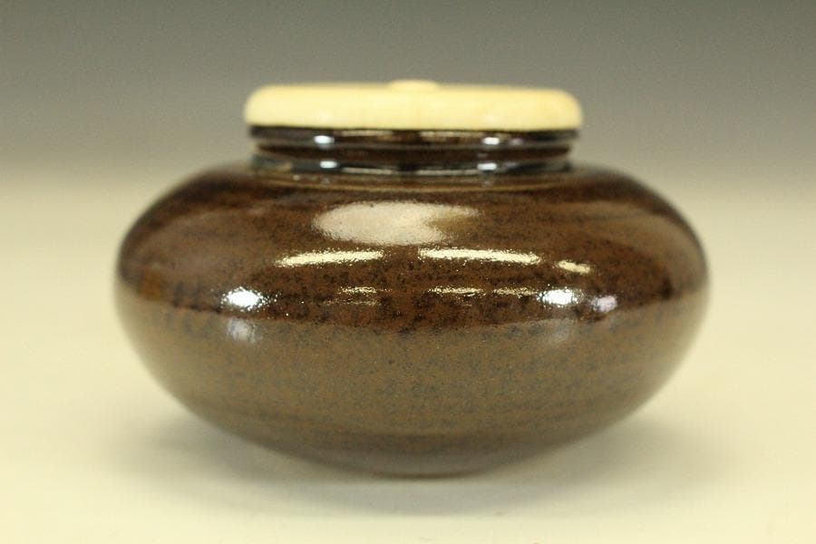 茶道具 内海 茶入 共箱(RC988)