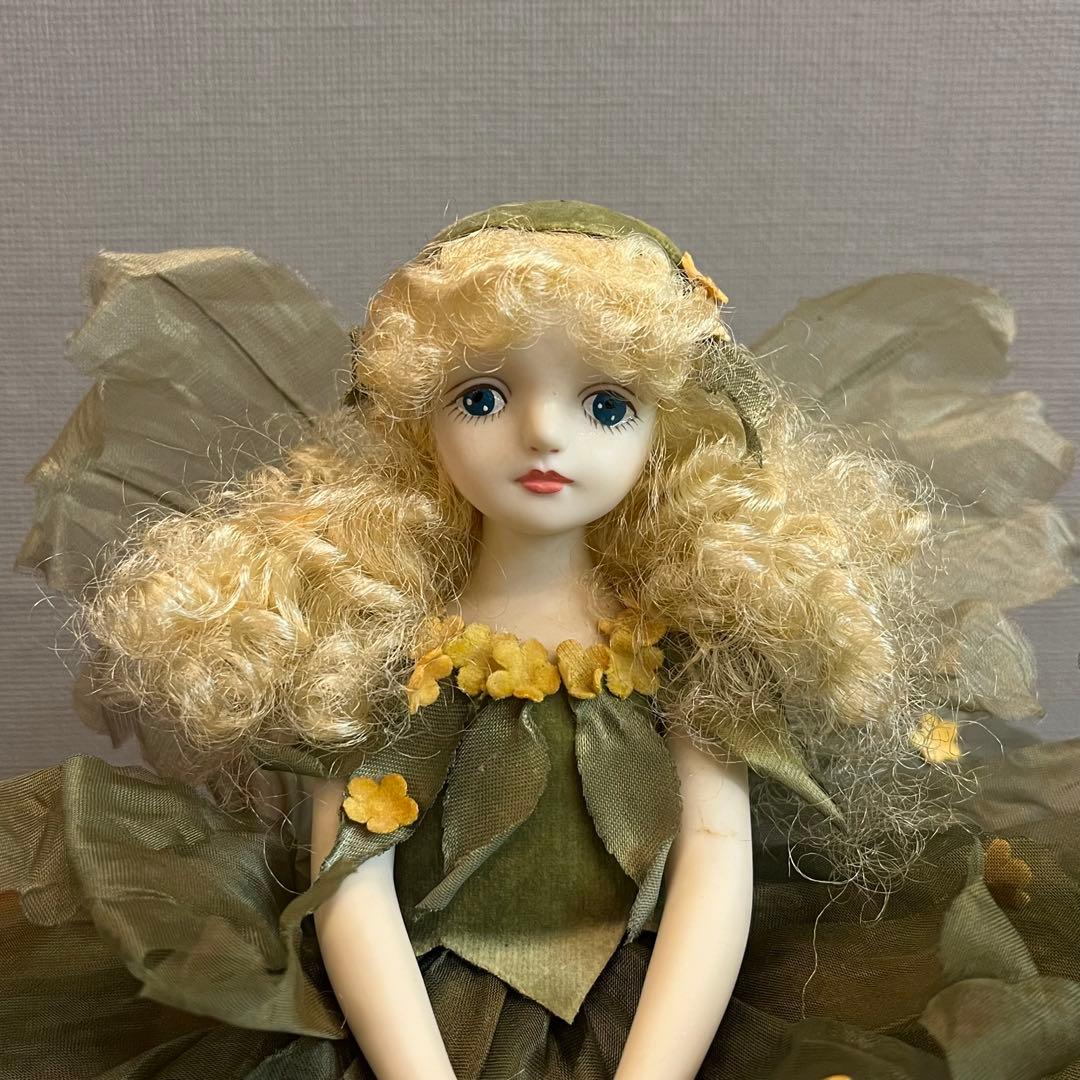 若月まり子 ビスクドール 人形 アンティーク エルフィンローリー