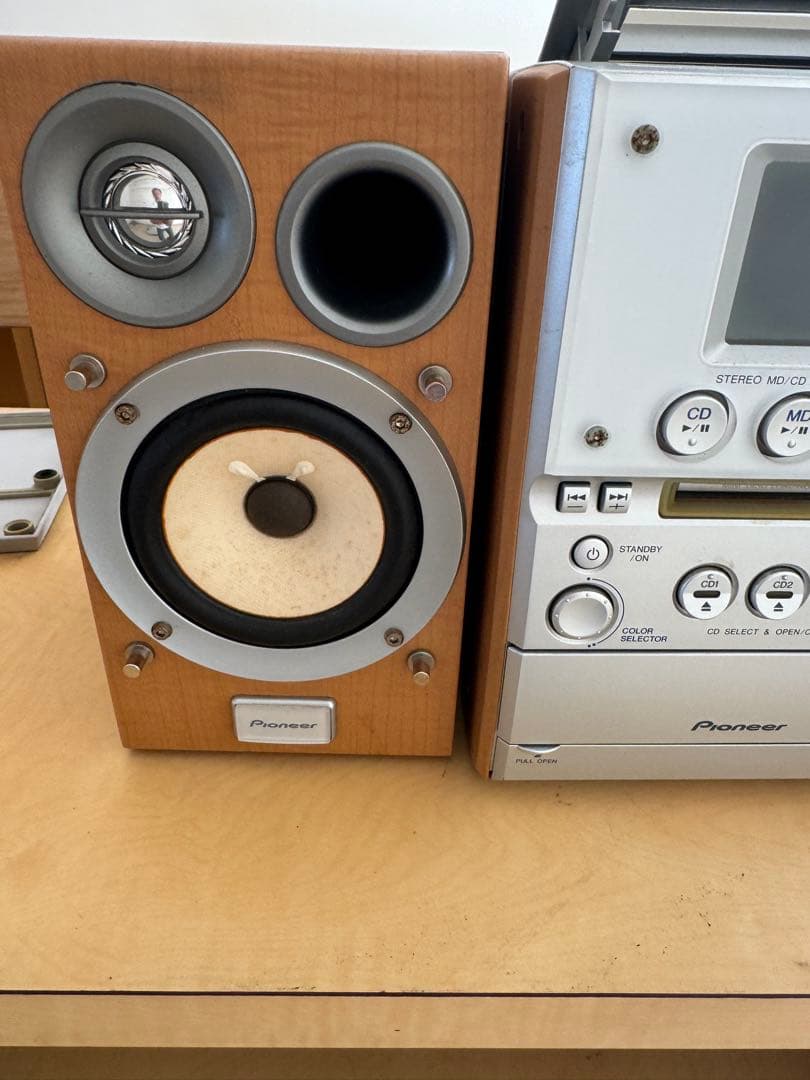 Pioneer X-MK737 コンポ CD・MD・テープデッキ搭載