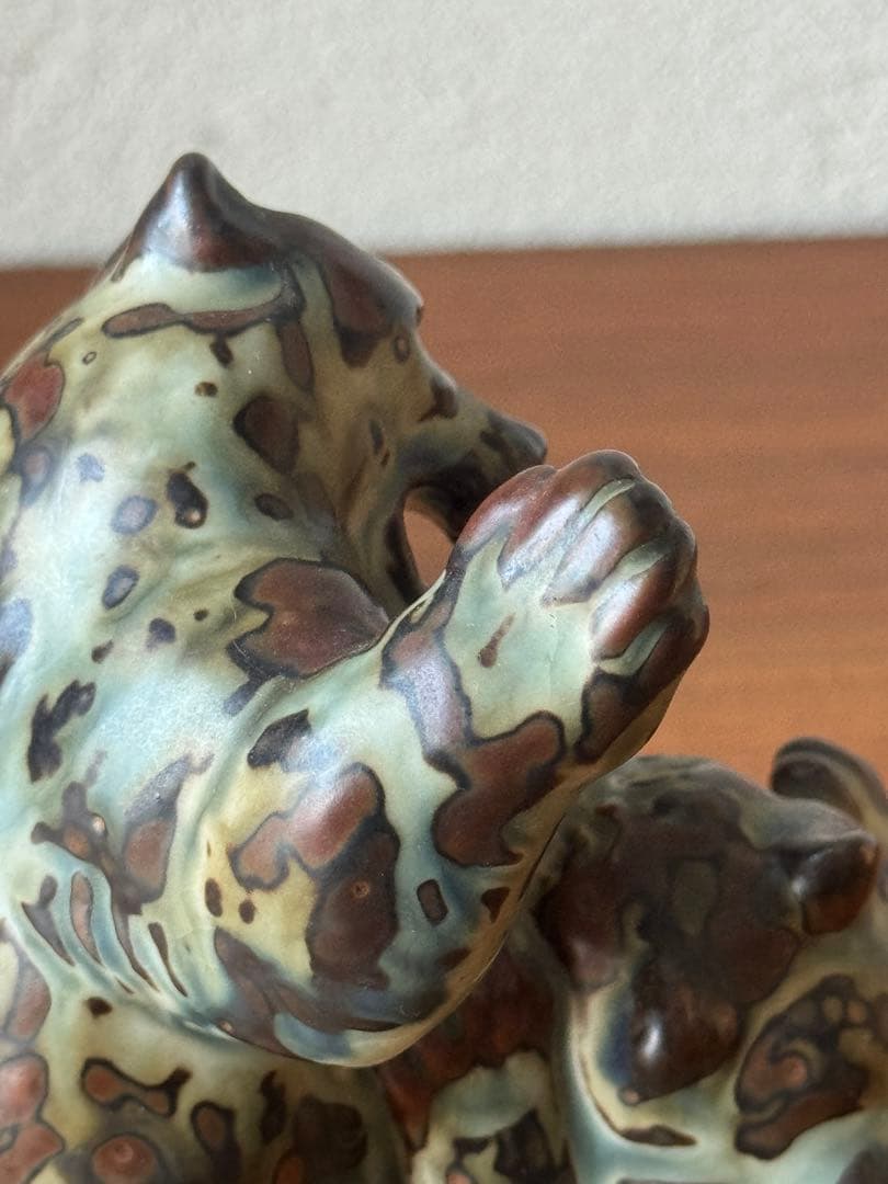 希少1940年代 ロイヤルコペンハーゲン 熊の親子 20240 クヌード・キーン