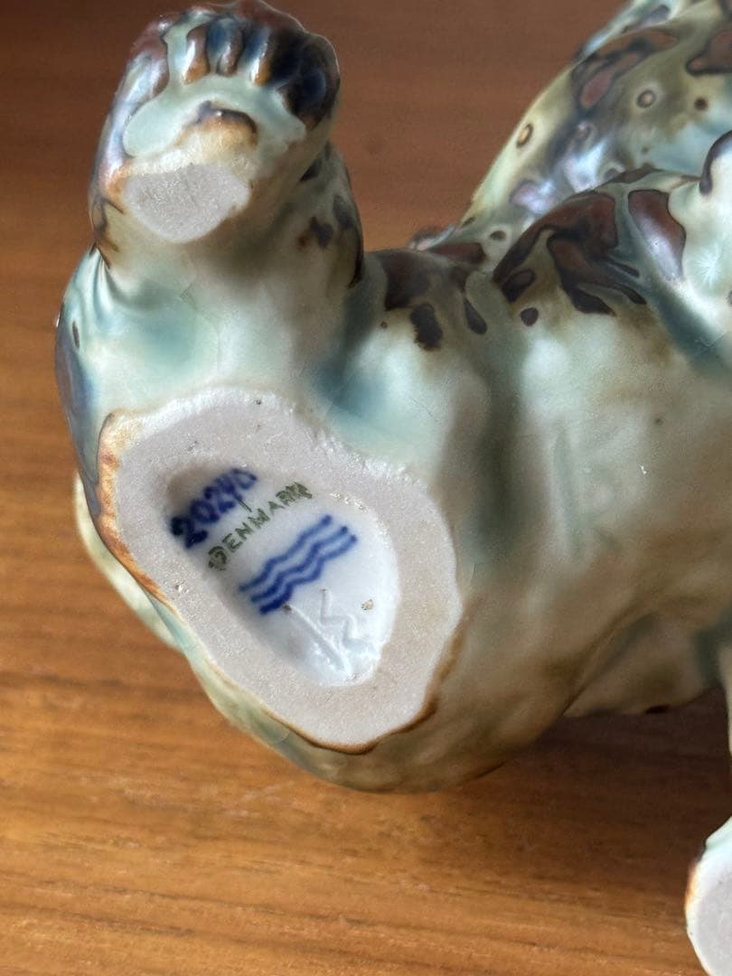 希少1940年代 ロイヤルコペンハーゲン 熊の親子 20240 クヌード・キーン