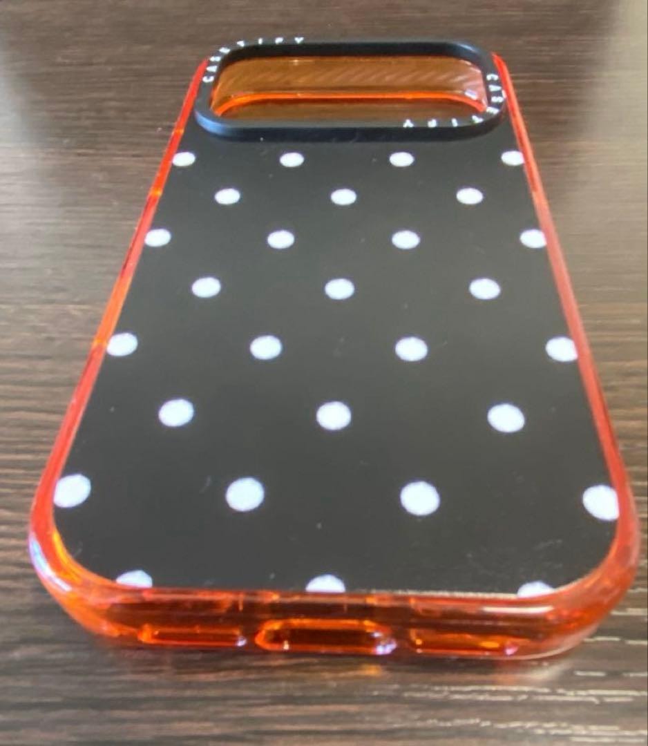 ケースティファイ☆iPhone17 Pro☆ドット柄☆美品☆