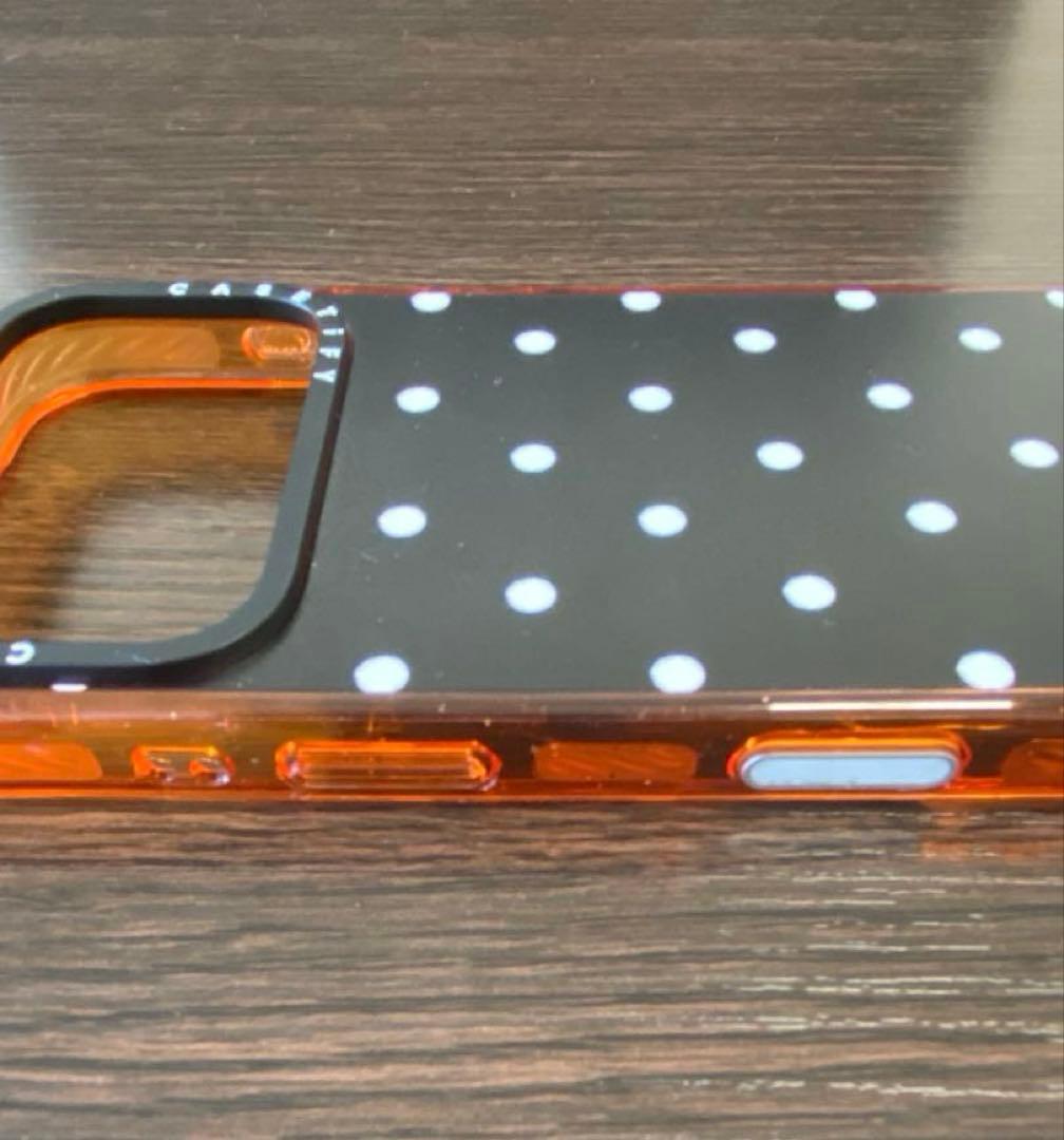 ケースティファイ☆iPhone17 Pro☆ドット柄☆美品☆