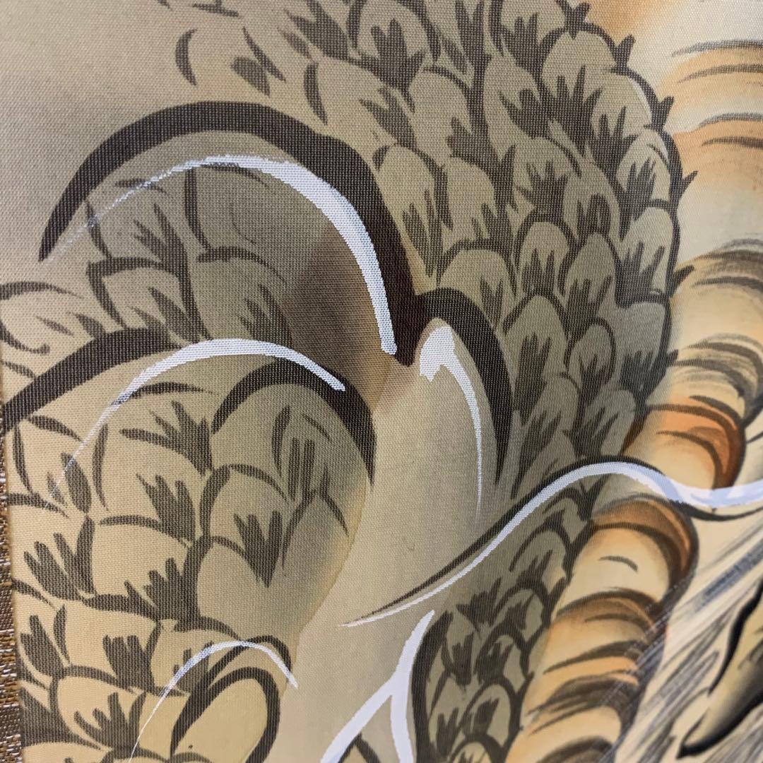 掛軸 龍泉 雲龍不動 共箱 不動明王 厄除け 縁起 3-11